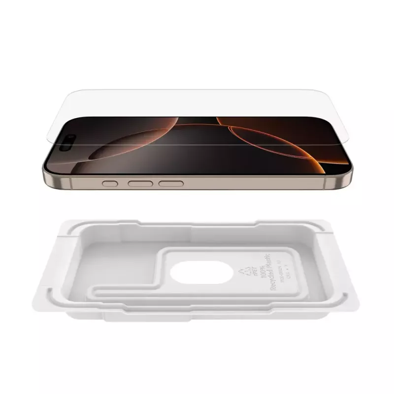 Lámina protectora de pantalla Belkin OVA159HQ para iPhone 16 Pro antibacteriana