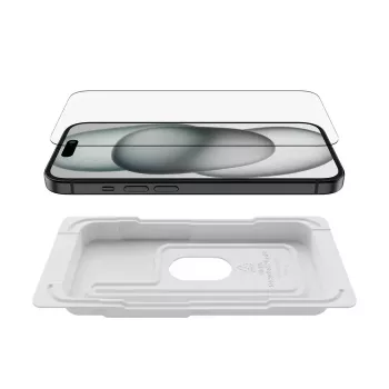 Protector de pantalla Belkin ScreenForce Apple iPhone 15 resistente a golpes y rayaduras