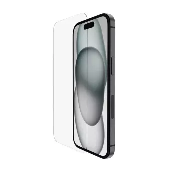 Protector de pantalla Belkin ScreenForce Apple iPhone 15 resistente a golpes y rayaduras