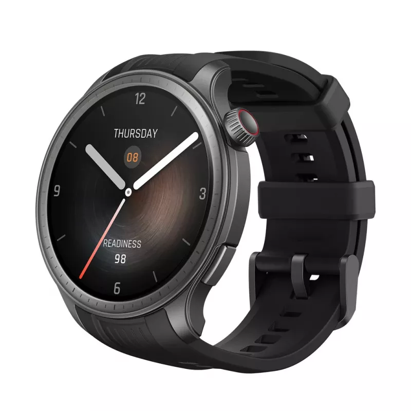 Amazfit Balance W2286GL2G smartwatch de 3,81 cm (1,5 pulgadas) AMOLED 46 mm, pantalla táctil 480 x 480, Wi-Fi, GPS, Midnight Black