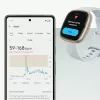 Smartwatch Fitbit Sense 2 pantalla táctil digital negra