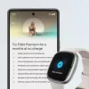 Smartwatch Fitbit Sense 2 pantalla táctil digital negra
