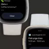 Smartwatch Fitbit Sense 2 pantalla táctil digital negra
