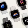 Smartwatch Fitbit Sense 2 pantalla táctil digital negra