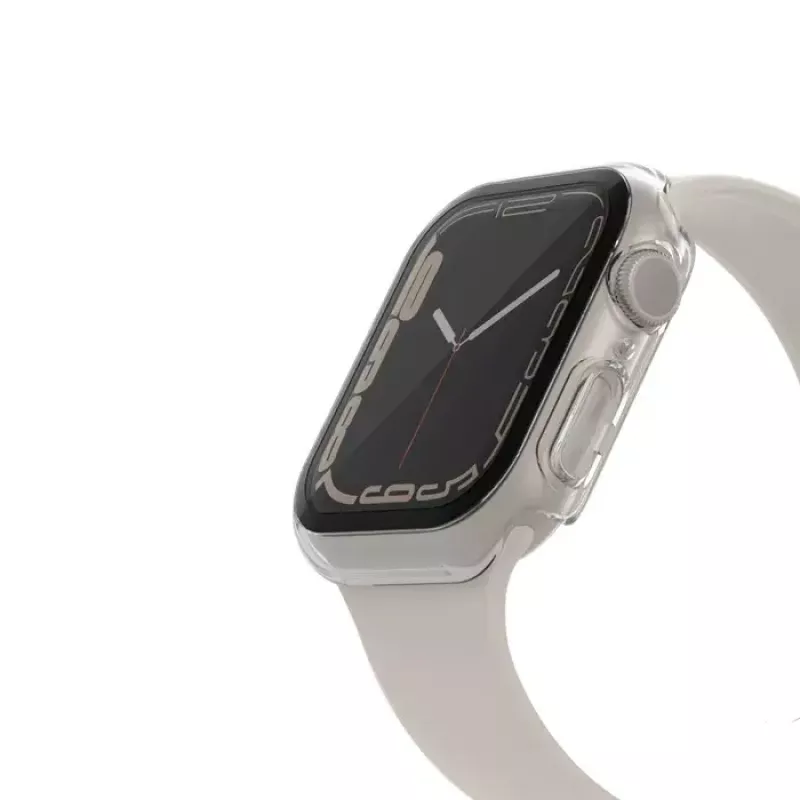 Belkin ScreenForce TemperedCurve 2-in-1 protector de pantalla para Apple Watch 4-9/SE 44/45 mm, transparente