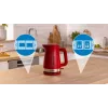 Bosch TWK4M224 hervidor eléctrico 1,7 L 2400 W rojo
