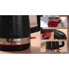 Hervidor Bosch TWK4M223 1,7 l, 2400 W, negro, inalámbrico, resistencia oculta