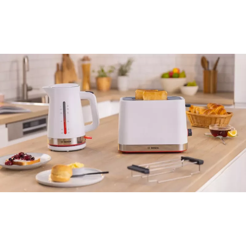 Bosch TWK4M221 hervidor eléctrico 1,7 L 2400 W blanco