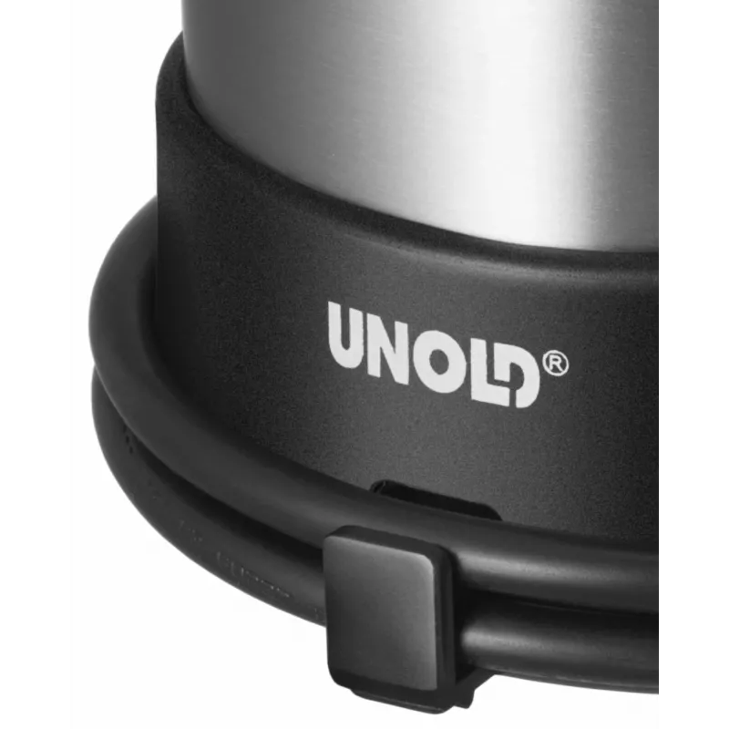 Unold 18575 hervidor 0,5 L 1000 W negro, acero inoxidable