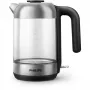 Philips 5000 series Series 5000 HD9339/80 hervidor de vidrio, 1,7 L, 2200 W, vidrio, acero inoxidable, indicador de nivel de agua, inalámbrico