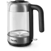 Philips 5000 series Series 5000 HD9339/80 hervidor de vidrio, 1,7 L, 2200 W, vidrio, acero inoxidable, indicador de nivel de agua, inalámbrico
