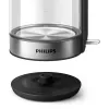 Philips 5000 series Series 5000 HD9339/80 hervidor de vidrio, 1,7 L, 2200 W, vidrio, acero inoxidable, indicador de nivel de agua, inalámbrico