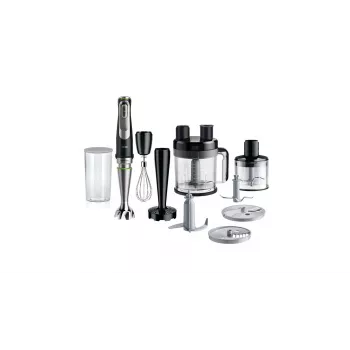 Batidora de mano Braun MultiQuick 9 MQ 9187XLI 0,6 L 1200 W negra, acero inoxidable