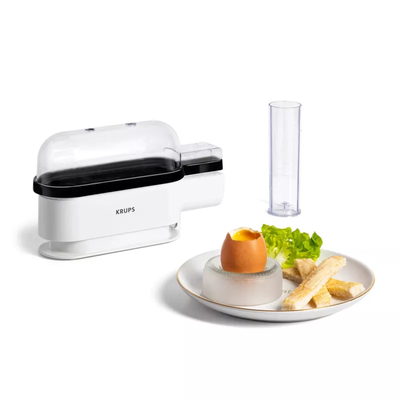 Huevera Krups EG2341 3 huevos 300 W negra blanca