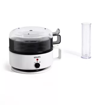 Huevera Krups EG 230115 7 huevos blanca plástico mando giratorio