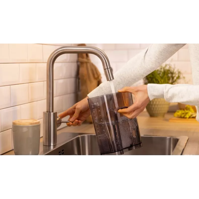 Cafetera de filtro Bosch TKA3M133, depósito de agua de 1,4 l, capacidad para 15 tazas, negra