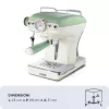 Ariete 1389 cafetera espresso Vintage - cafetera espresso para café molido o cápsulas ESE, en color verde pastel