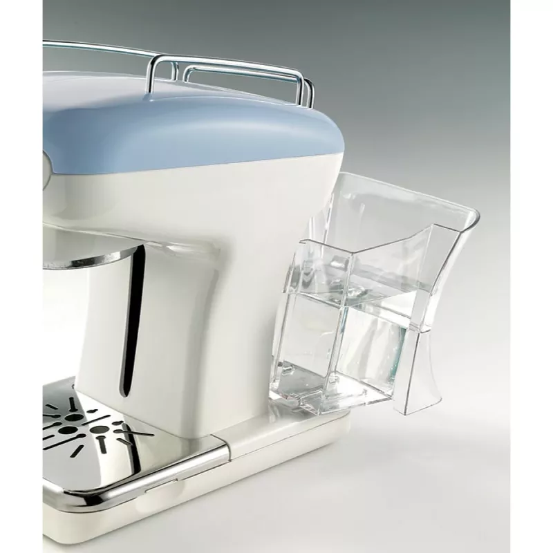 Ariete 1389 cafetera espresso Vintage - cafetera espresso para café molido o cápsulas ESE, en color azul pastel