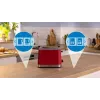Tostadora Bosch TAT4M224 2 rebanadas 950 W roja acero inoxidable