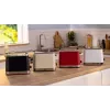 Tostadora Bosch TAT4M221 2 rebanadas 950 W blanca acero inoxidable