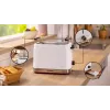 Tostadora Bosch TAT4M221 2 rebanadas 950 W blanca acero inoxidable