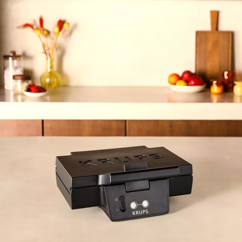 Sandwichera Krups FDK Iconic FDK462 850 W negra