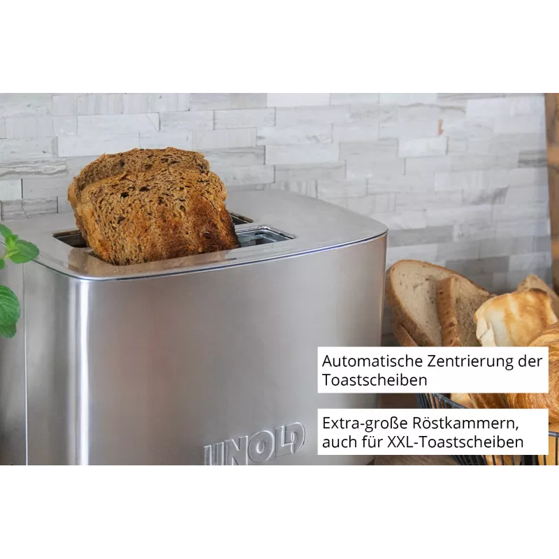 Tostadora Unold Esge 38216, tostadora de 2 rebanadas con control de tostado regulable