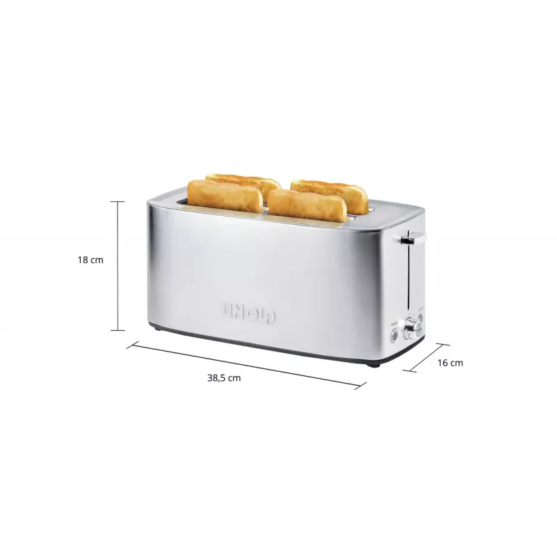 Unold Tom 38266 tostadora de doble ranura larga