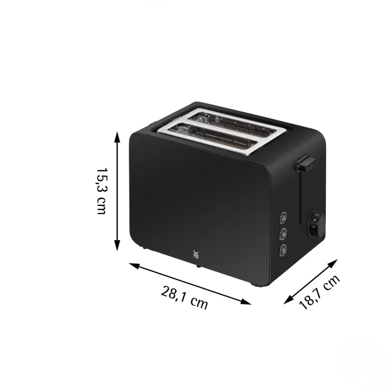 WMF Stelio 04.1421.0071 tostadora, negro profundo