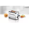 Unold 38326 Retro tostadora, 2 rebanadas, 2 ranuras, acero inoxidable