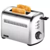 Unold 38326 Retro tostadora, 2 rebanadas, 2 ranuras, acero inoxidable
