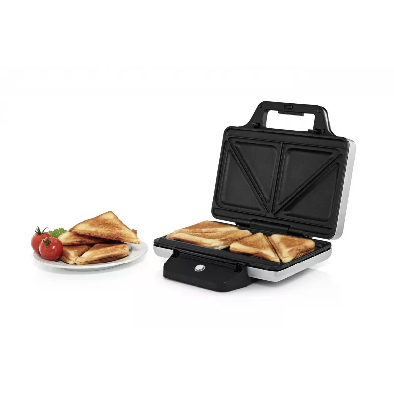 Sandwichera WMF 0415150011 800 W negra, plata