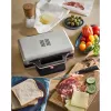 Sandwichera WMF 0415150011 800 W negra, plata