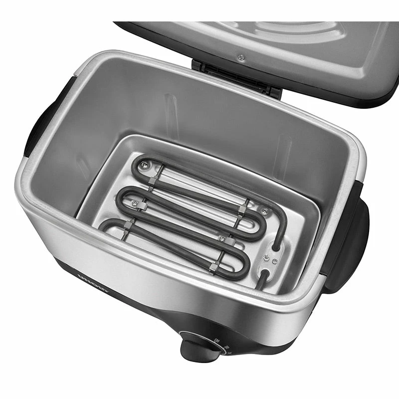 Freidora Unold 58615 Aparato independiente 1200 W Freidora Negra, Acero inoxidable