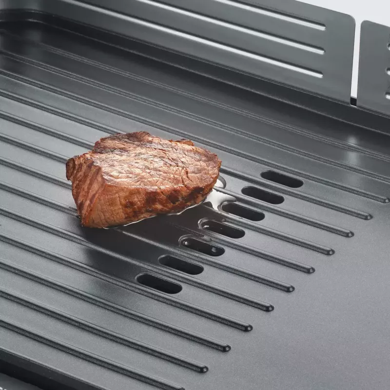 Parrilla de contacto Severin PG 8564 2300 W Negra Acero inoxidable