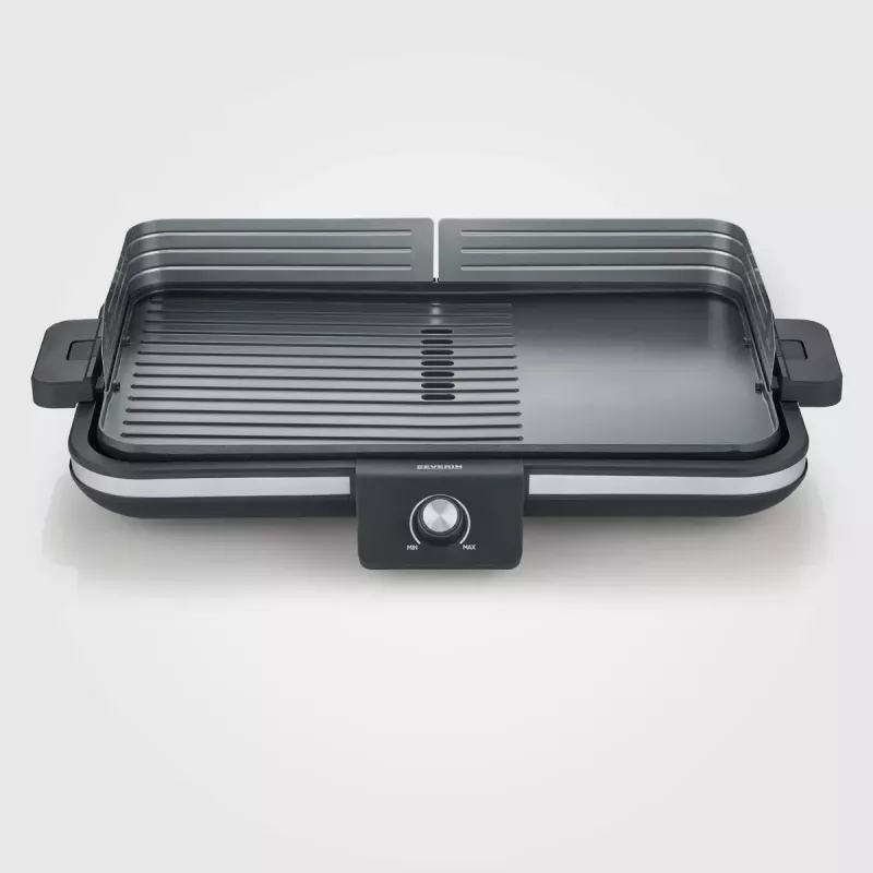 Parrilla de contacto Severin PG 8564 2300 W Negra Acero inoxidable