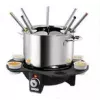 Fondue eléctrico Unold 48645 1,5L 8 personas Negro Plata