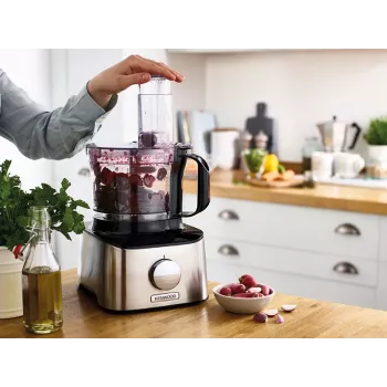 Robot de cocina Kenwood FDM301SS 800 W 2,1 L Negro, Acero inoxidable Báscula integrada