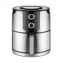 Freidora Unold 58655 Doble 5 L 1400 W Freidora de aire Negra, Acero inoxidable