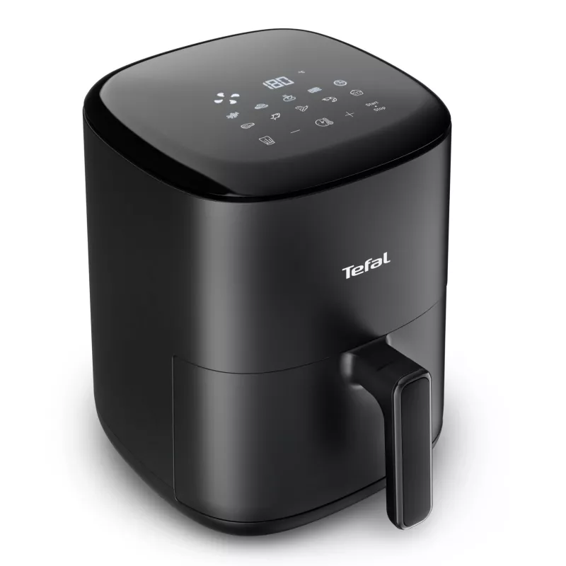 Freidora de aire Tefal Easy Fry EY145810 — Capacidad 3 L, 1300 W, Control táctil, Pantalla LCD, negra