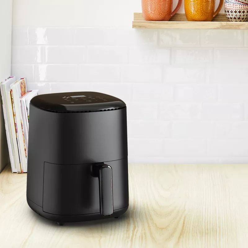 Freidora de aire Tefal Easy Fry EY145810 — Capacidad 3 L, 1300 W, Control táctil, Pantalla LCD, negra