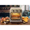 Freidora de aire y horno Ariete 4632 Vintage, 1400W, 2en1, Capacidad 16L, Accesorios incluidos, Temporizador 60 minutos, Doble cristal, Beige