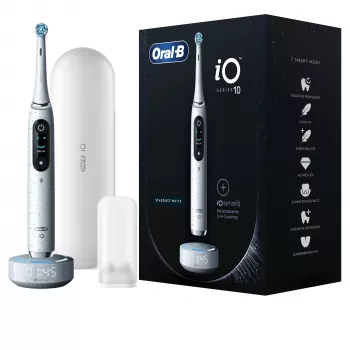 Cepillo de dientes eléctrico Oral-B iO Series 10 Adultos rotatorio-oscilante Blanco