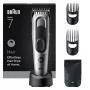 Recortadora de pelo Braun HC7590 Negra, Plata 17 Níquel-metal hidruro (NiMH)