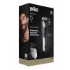 Recortadora de barba Braun BeardTrimmer 9 BT9520 Batería 52 2 cm Mojado y seco Negro, Gris