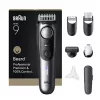 Recortadora de barba Braun BeardTrimmer 9 BT9520 Batería 52 2 cm Mojado y seco Negro, Gris