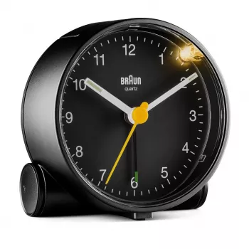 Despertador de cuarzo Braun BC01B negro