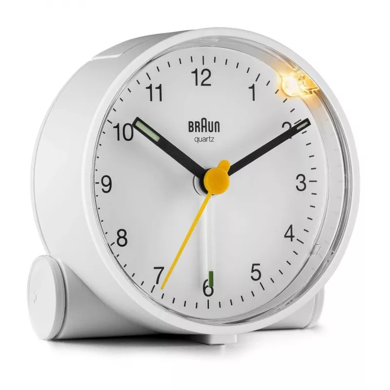 Despertador de cuarzo Braun BC01W blanco