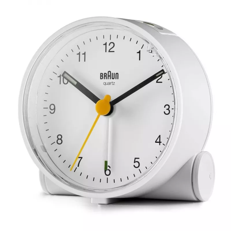 Despertador de cuarzo Braun BC01W blanco