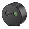 Despertador de cuarzo Braun BC12BW negro, blanco